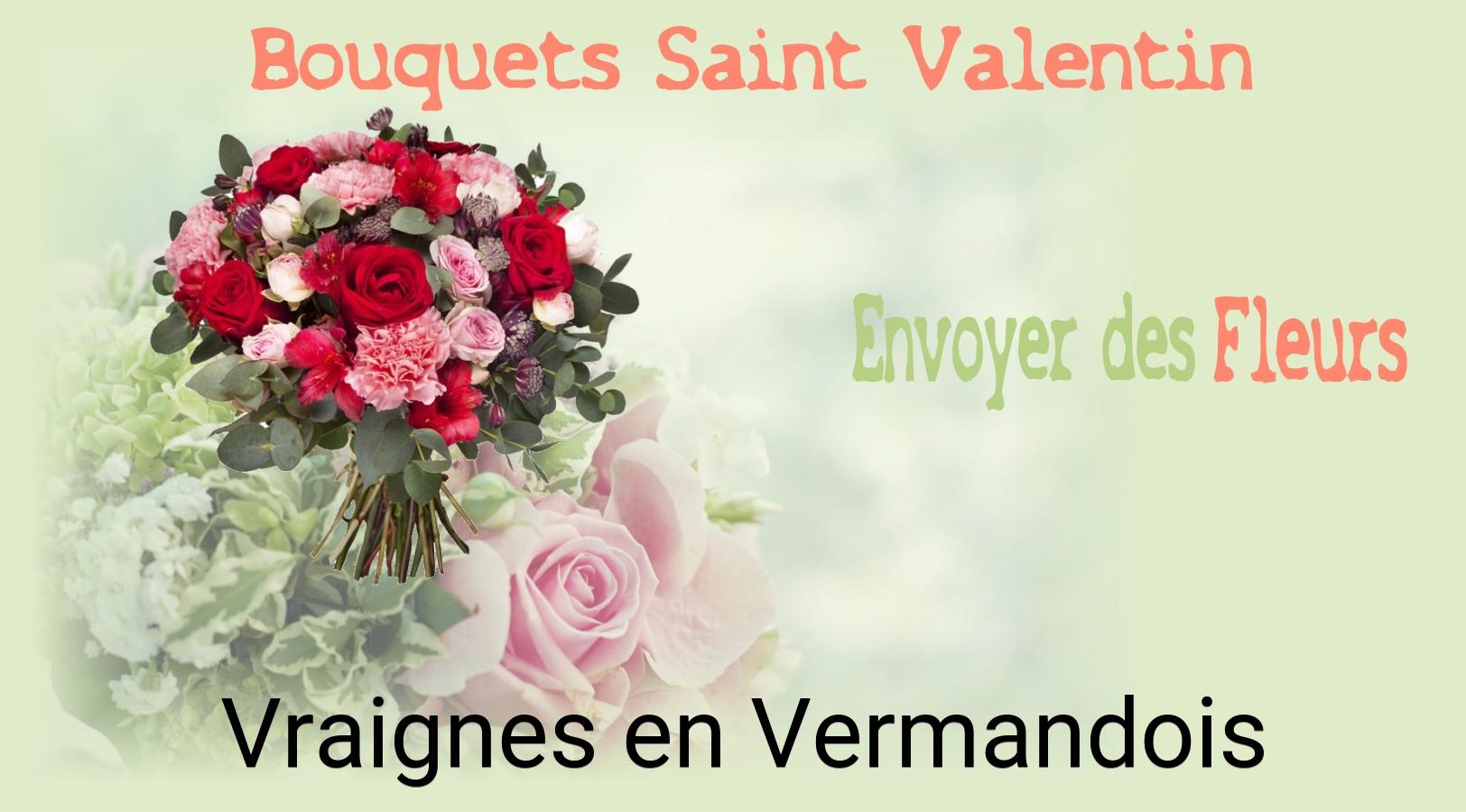 Roses de Saint-Valentin livrées à Vraignes-en-Vermandois